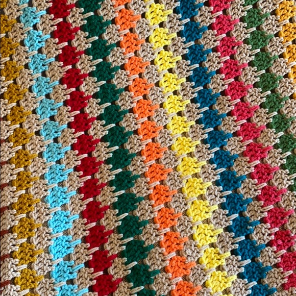 BOHO HANDMADE Lap/ Baby Quilt 40 X 40 - Picture 3 of 4